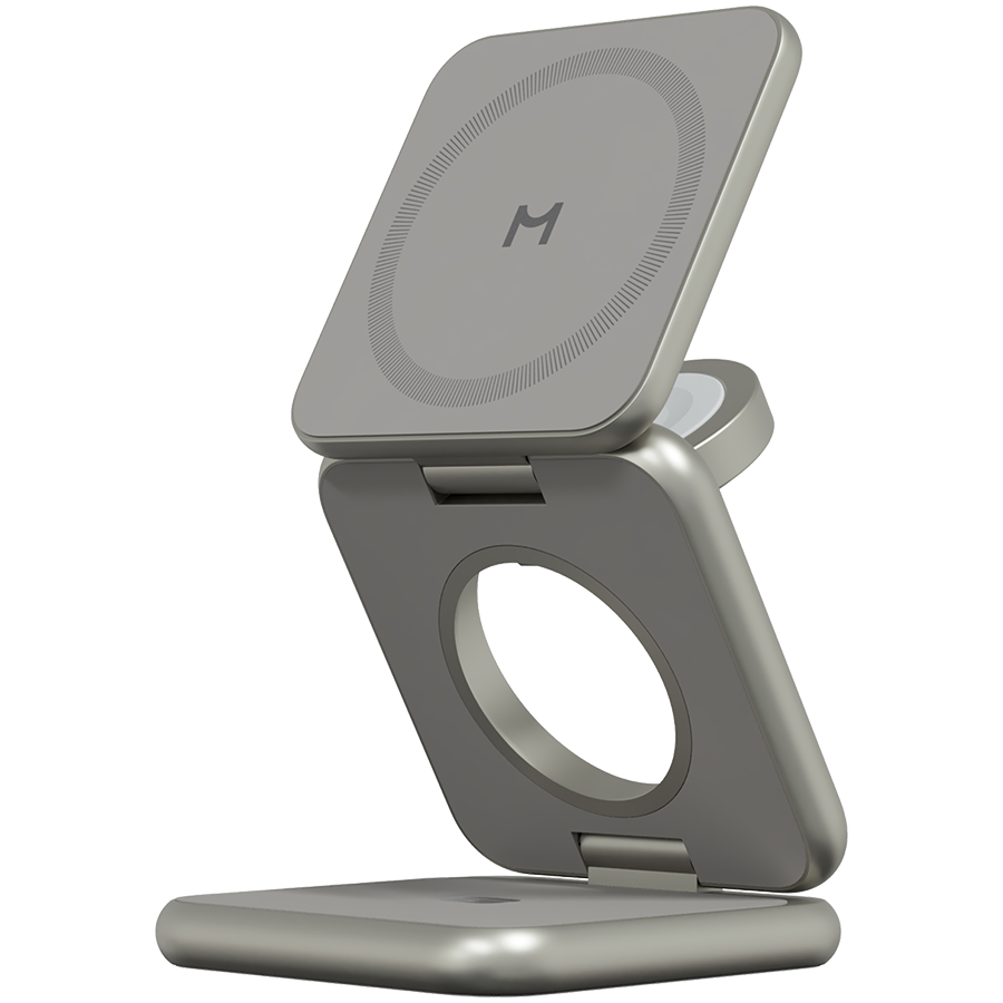 MAGSSORY Беспроводное зарядное устройство, 23 Вт, Титан