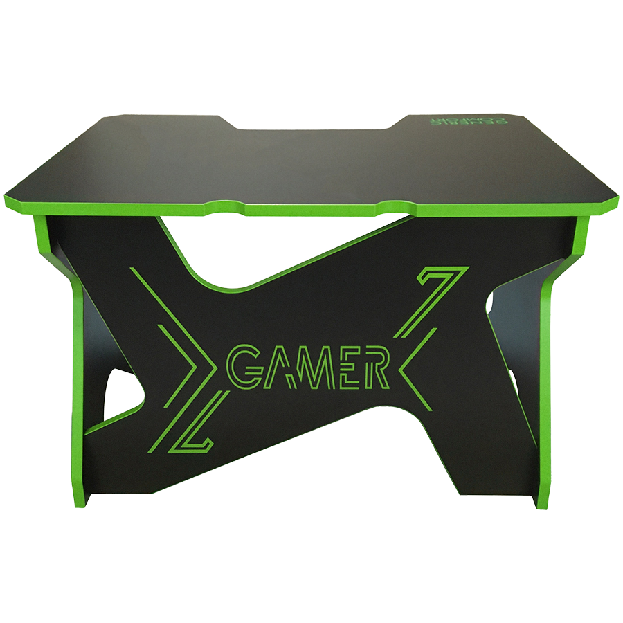 GENERIC COMFORT Gaming table Gamer Mini Seven/DS/NB, Чёрный/Зеленый