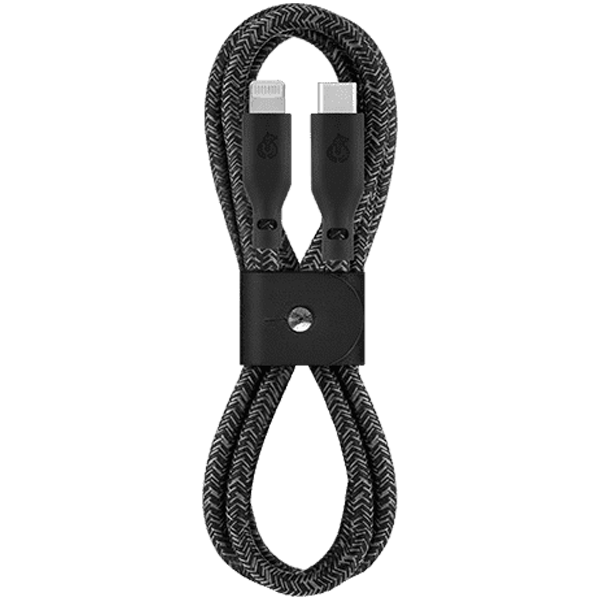 Зарядный кабель uBear Trend, USB-C | Lightning, 60Вт, 1,2м, Черный