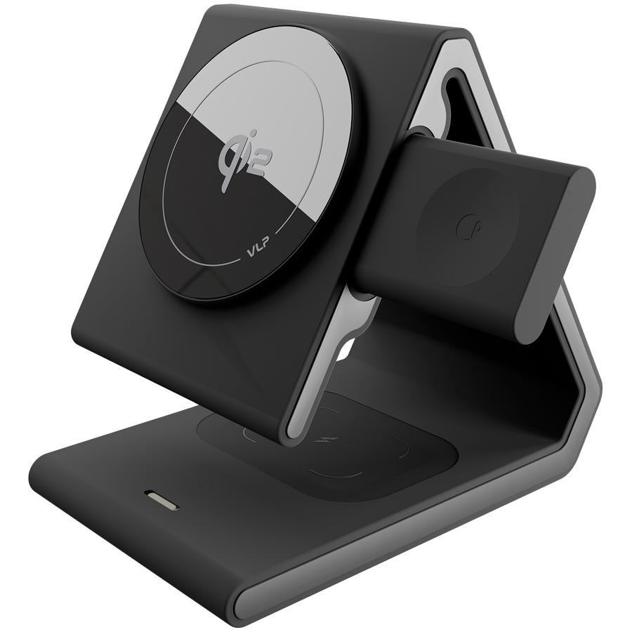 Беспроводное зарядное устройство VLP Delta Power 3 in 1, черное