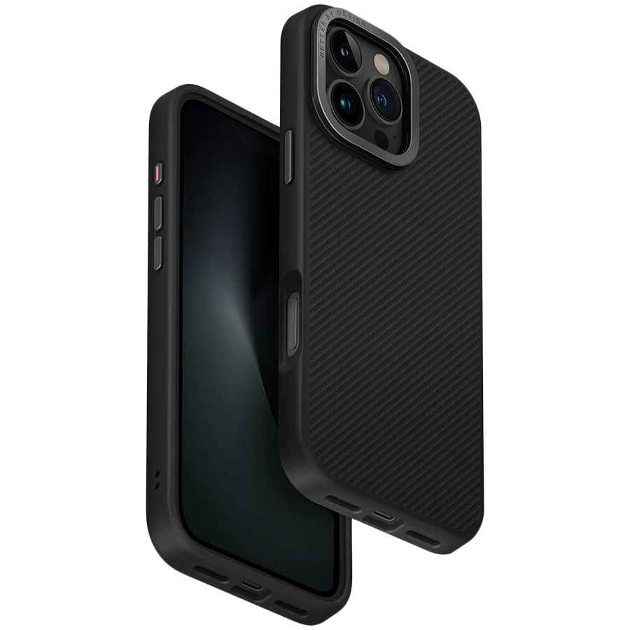 Защитный чехол UNIQ Keva Max с MagSafe Чёрный для iPhone 16 Pro Max