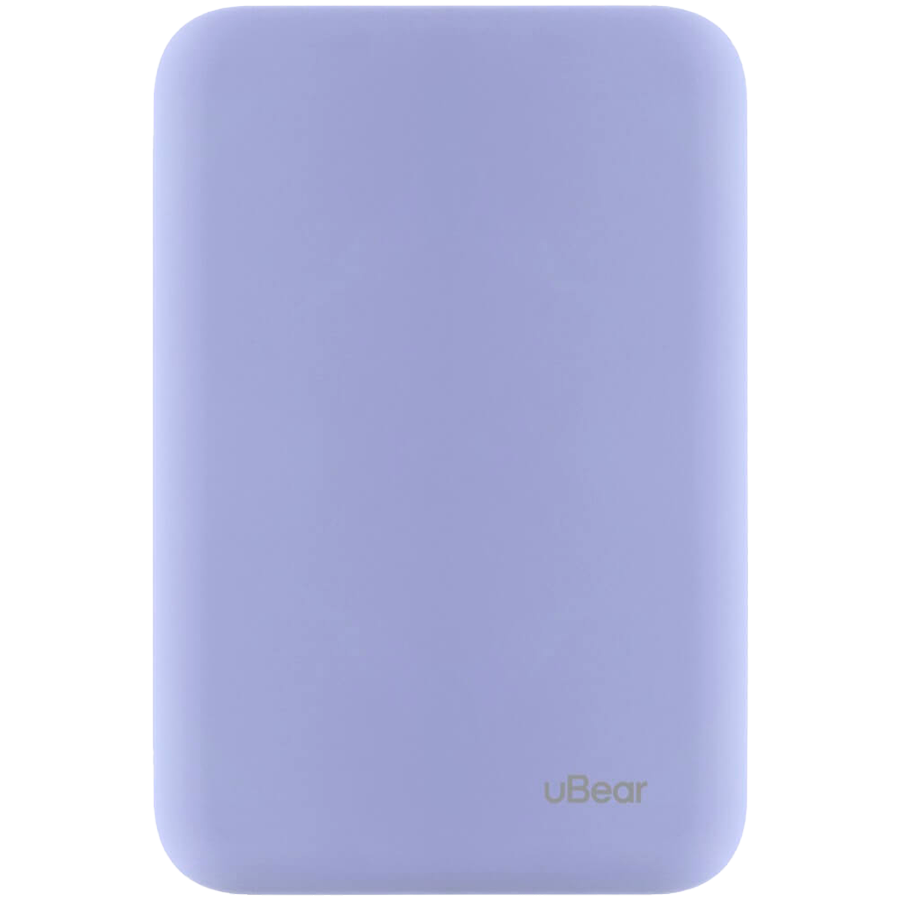Внешний аккумулятор uBear Flow Magnetic Power bank 5000mAh, PD20W, лаванда