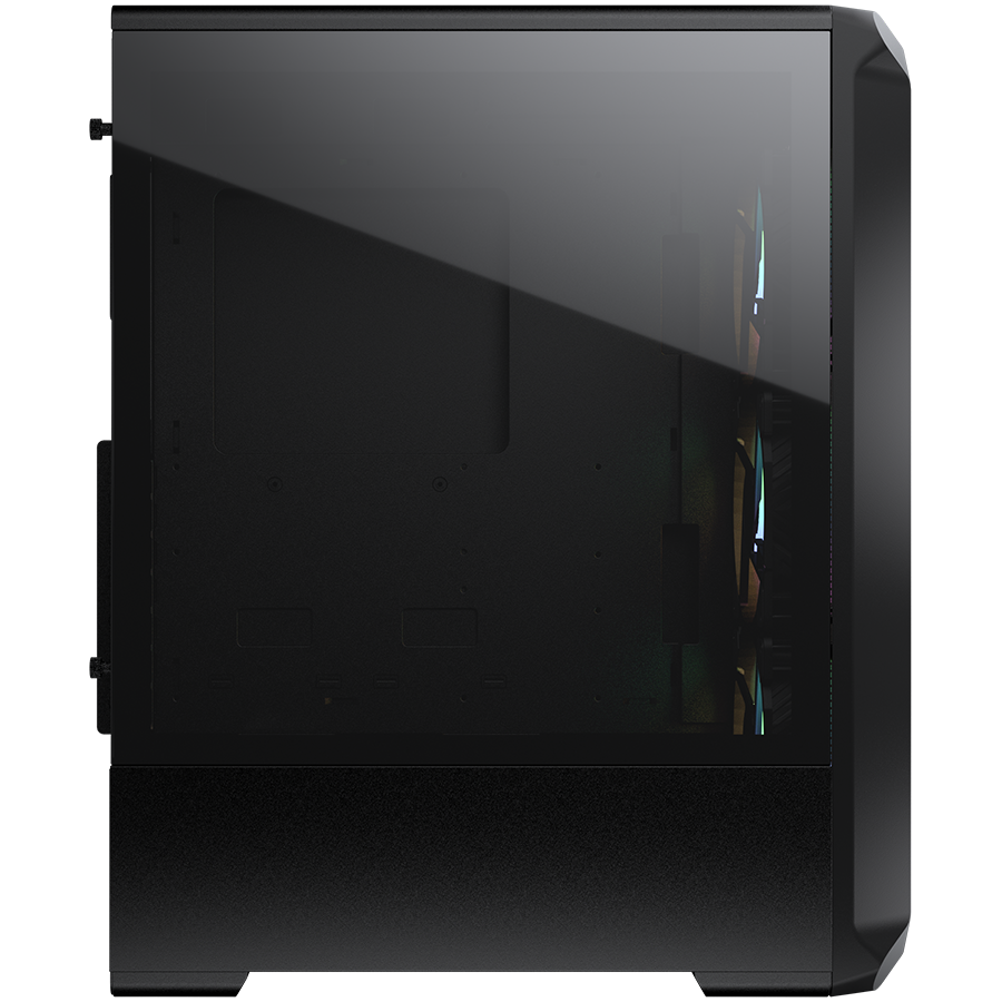 Корпус COUGAR GAMING Midi Tower,  ATX, 7 слотов, USB 3.0, USB 2.0, Аудио разъем, Защитное антивандальное закаленное стекло, Power Button, Кнопка управления RGB, Светодиодный индикатор, PSU optional, Window, Поддержка системы жидкостного охлаждения, RGB LE