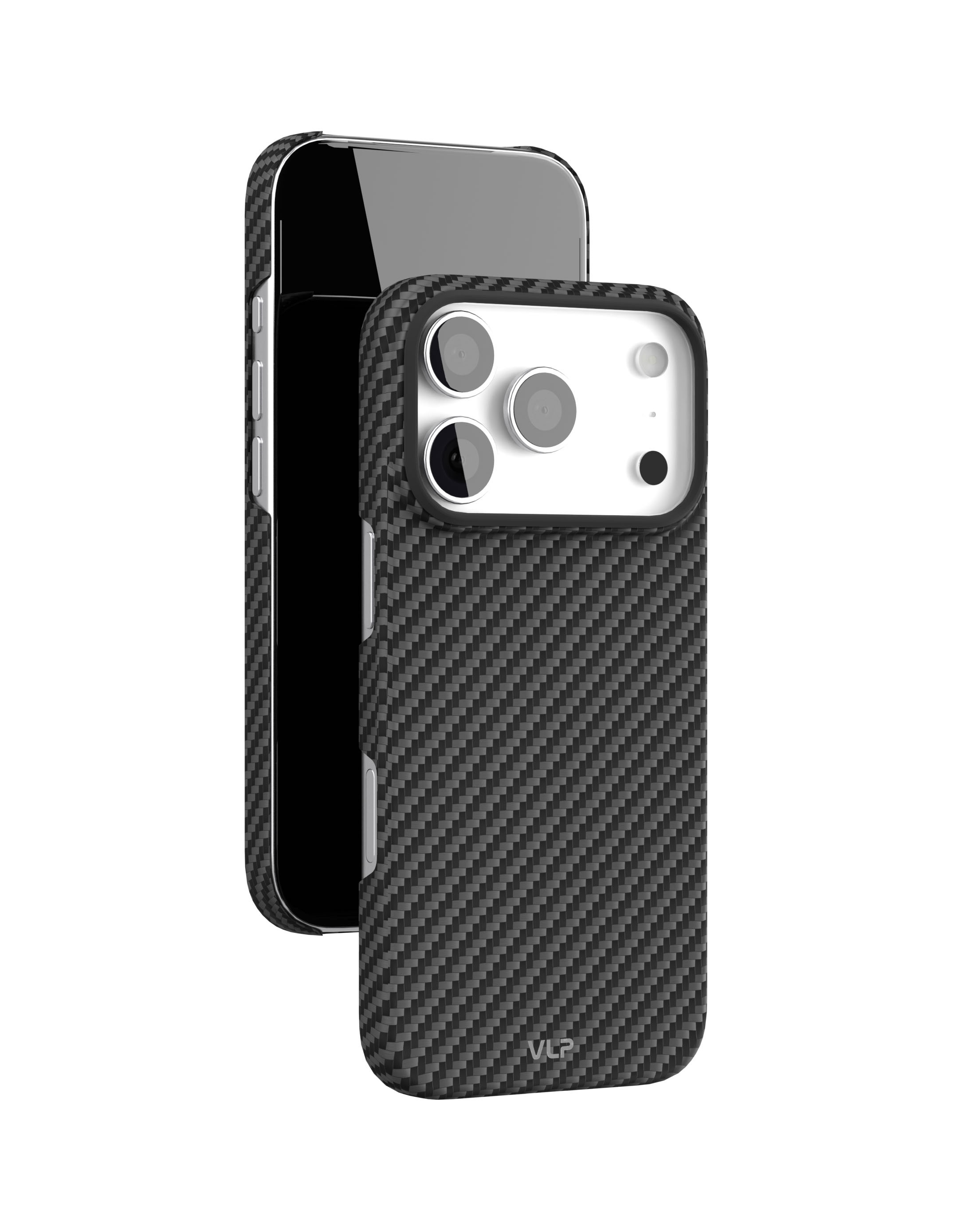 Чехол защитный VLP Kevlar Case с MagSafe для iPhone 17 Pro, черный
