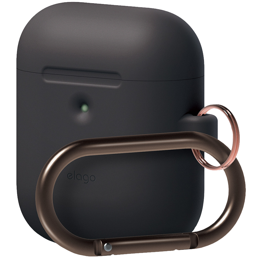 Чехол ELAGO A2 Hang Case  Чёрный для AirPods (Gen1/2)