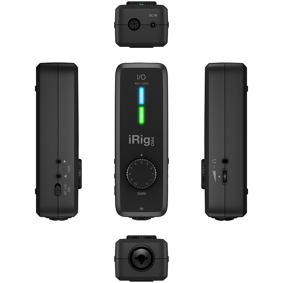 IK Multimedia iRig Pro I/O – мобильный аудио/MIDI-интефейс для работы с MAC и устройствами iOS и Android
