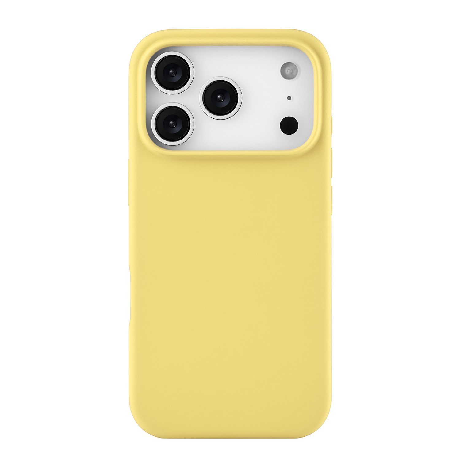 Чехол защитный uBear Touch Mag Case для iPhone 17 Pro, MagSafe совместимый, силикон, софт-тач, светло-желтый