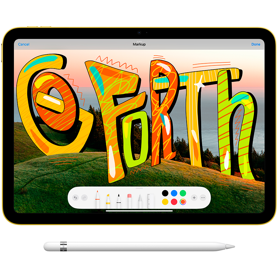 iPad 10.9 10 Gen, 64 ГБ Wi-Fi 2022, Серебристый