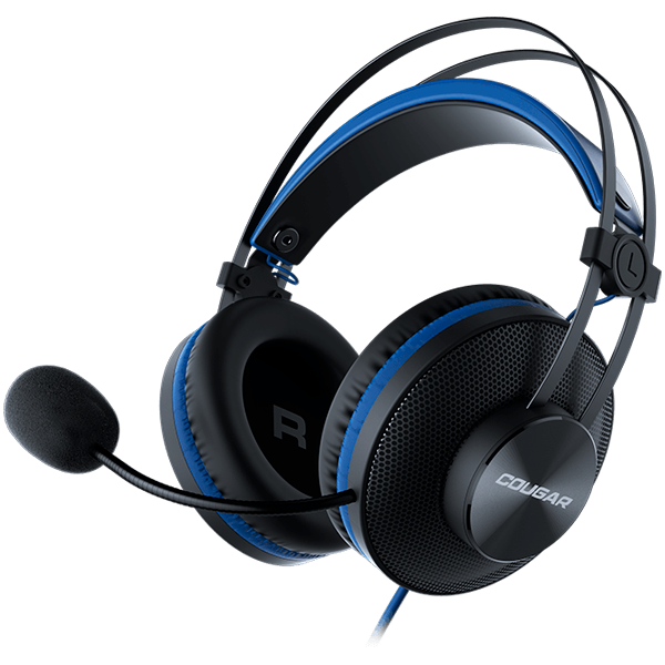 Игровая гарнитура COUGAR GAMING Immersa, Чёрный/Синий