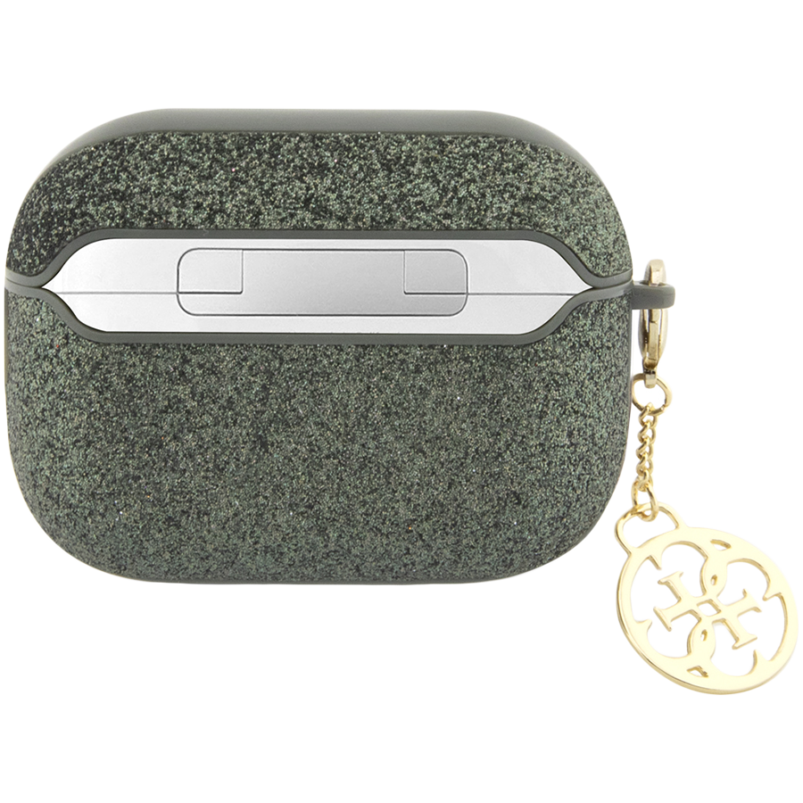 Чехол GUESS Glitter flakes  Зеленый для AirPods Pro (Gen2)
