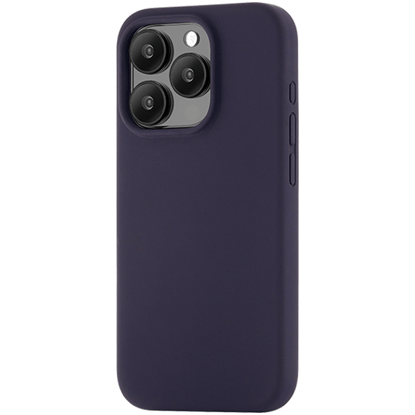 Чехол защитный uBear Touch Mag Case  iPhone 15 Pro  MagSafe  силикон  темно-фиолет