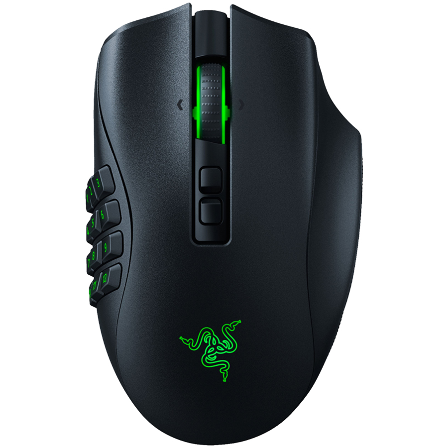 Игровая мышь беспроводная RAZER Naga Pro, Чёрный