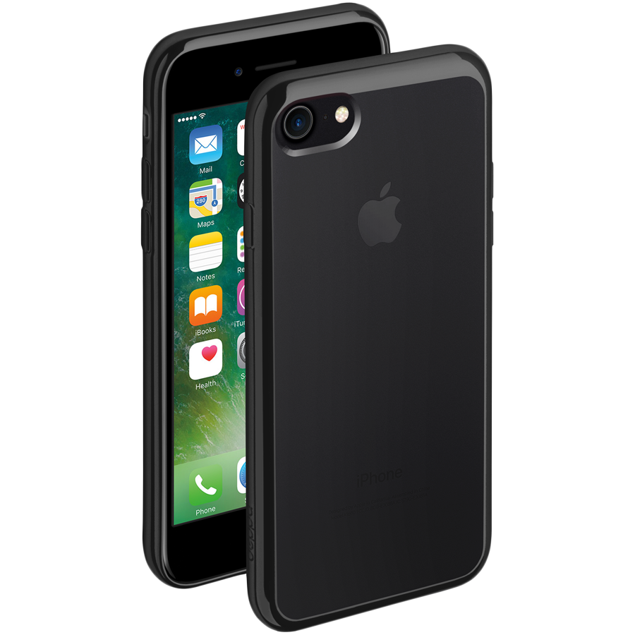 Защитный чехол DEPPA Gel Plus Чёрный для iPhone SE (2-го поколения)/8/7