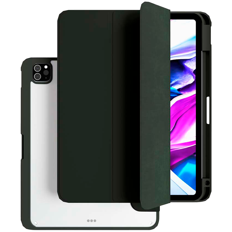 Чехол защитный VLP Split Folio для iPad Pro M4 (11''), темно-зеленый