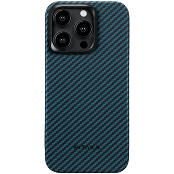 Чехол защитный MagEZ Case 4 для iPhone15 Pro Max 6.7"(Black/Blue Twill)1500D