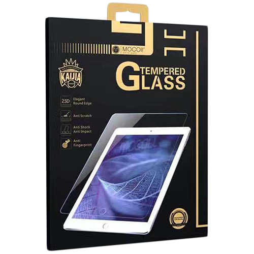 Стекло защитное MOCOLL. Прозрачное. Полноразмерное для iPad Pro (12.9') 2.5D (серия ''Golden Armor''