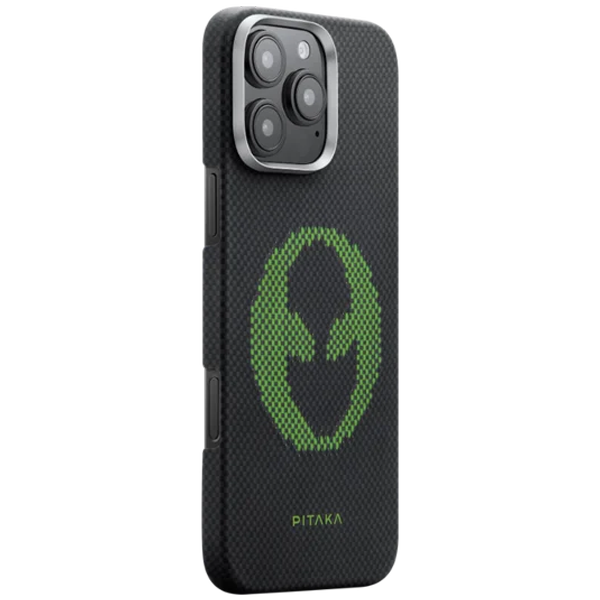 Чехол Pitaka Aries Tactile Woven Case for iPhone 16 Pro Alien KI1601AL