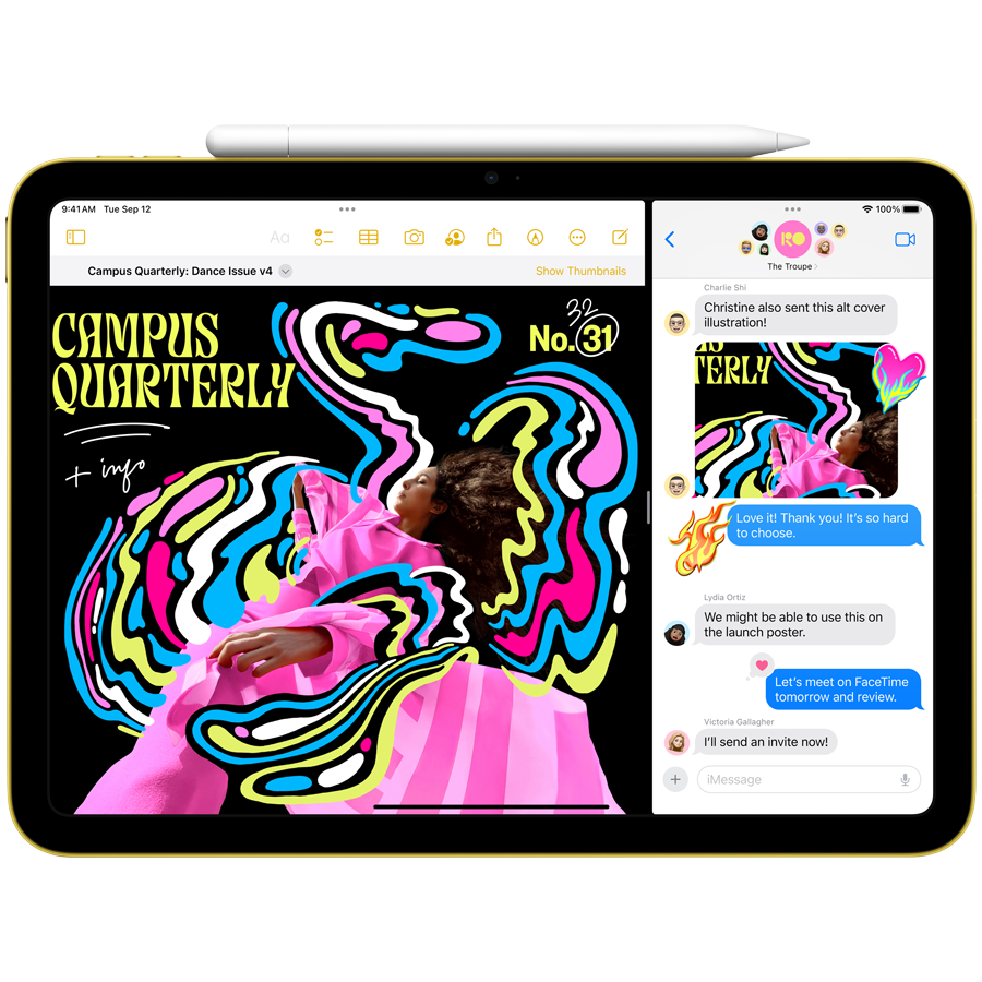 iPad A16, 128 ГБ Wi-Fi 2025, Серебристый