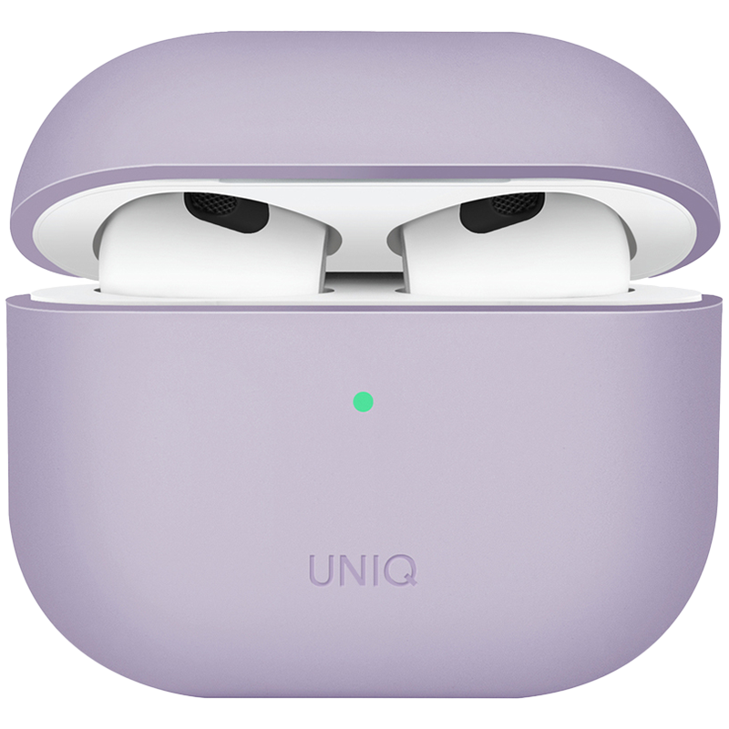 Чехол UNIQ LINO Liquid  Лаванда для AirPods (Gen3)