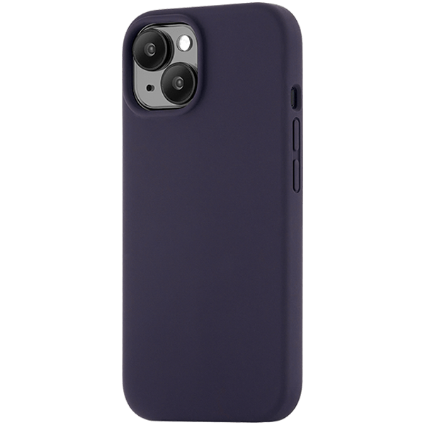 Чехол защитный uBear Touch Mag Case  iPhone 15  MagSafe  силикон  темно-фиолетовый