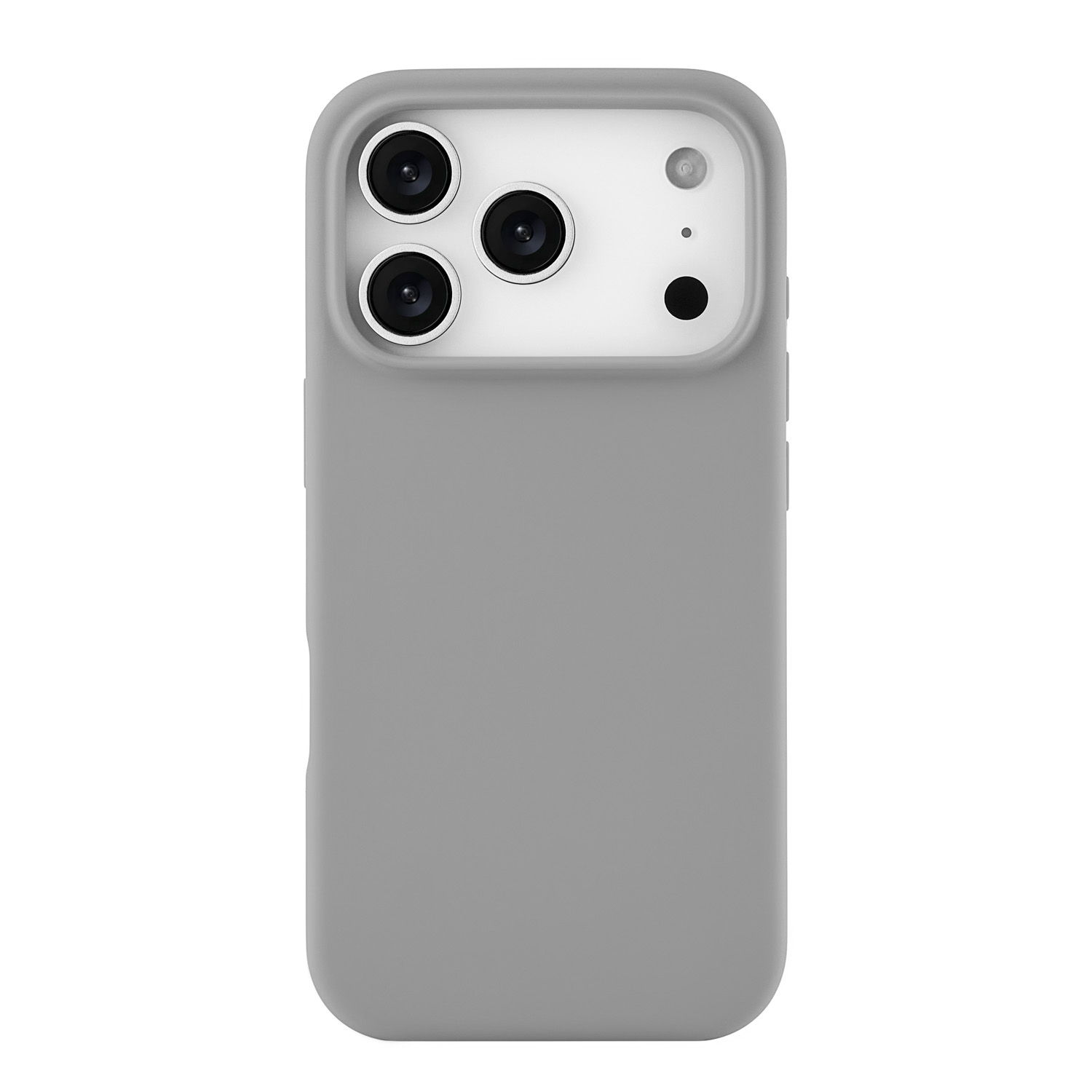 Чехол защитный uBear Touch Mag Case для iPhone 17 Pro, MagSafe совместимый, силикон, софт-тач, светло-серый