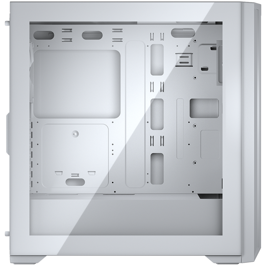 Корпус COUGAR GAMING Midi Tower,  ATX, 7 слотов, USB 3.2 Gen 2, USB 3.0, USB 2.0, Разъем для гарнитуры, Защитное антивандальное закаленное стекло, Reset Button, Светодиодный индикатор, PSU optional, Window, Поддержка системы жидкостного охлаждения, Airflo
