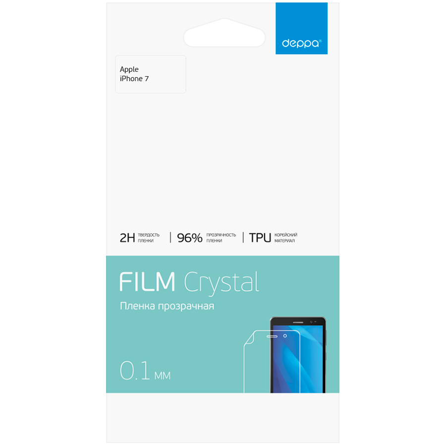 Защитная пленка DEPPA  для iPhone SE (2-го поколения)/8/7