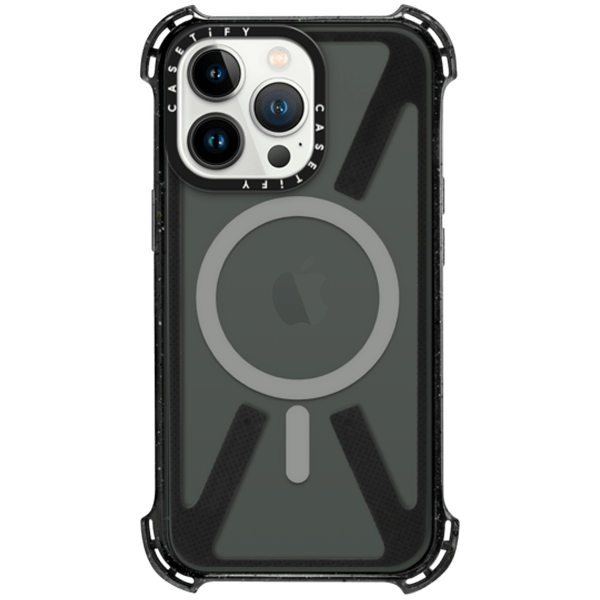 Чехол защитный Casetify Bounce with MagSafe для iPhone 13 Pro, черный CTF-12692439-16004399