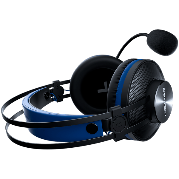 Игровая гарнитура COUGAR GAMING Immersa, Чёрный/Синий