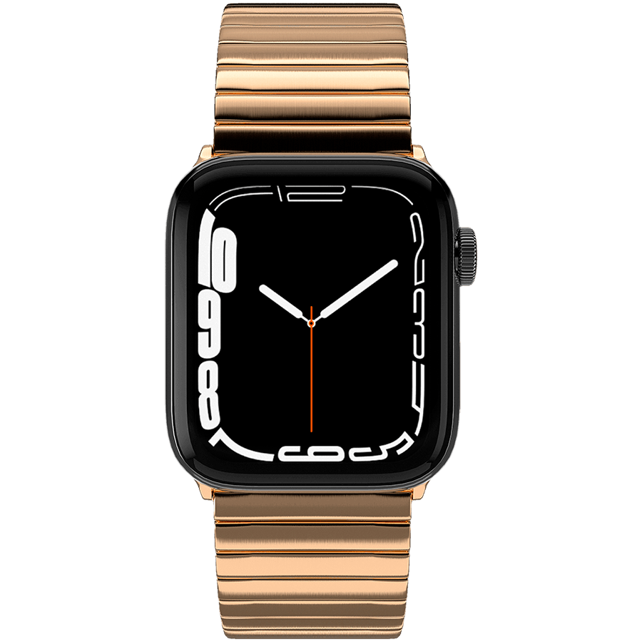 Ремешок из нержавеющей стали Casetify Monolink для Apple Watch 38/40/41, розовое золото