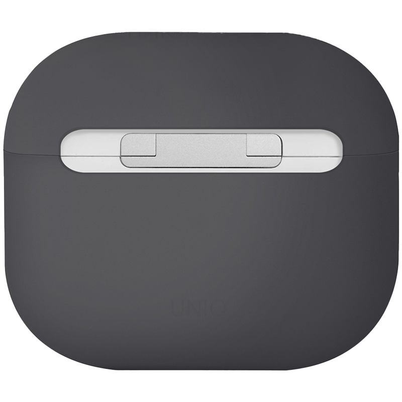 Чехол UNIQ LINO Liquid  Тёмно-серый для AirPods (Gen3)