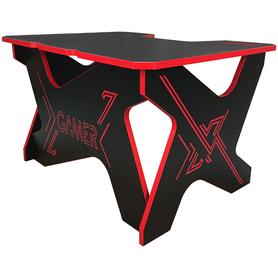 GENERIC COMFORT Gaming table Gamer Mini Seven/DS/NB, Чёрный/Красный