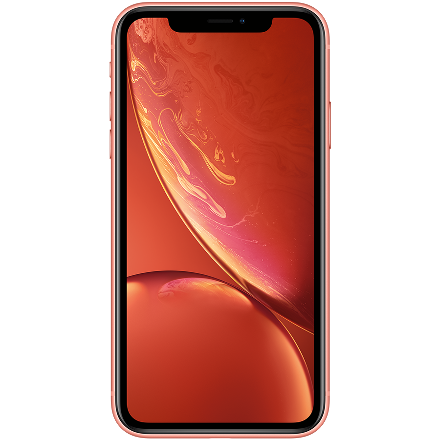 iPhone XR, 64 ГБ, бу, Коралловый