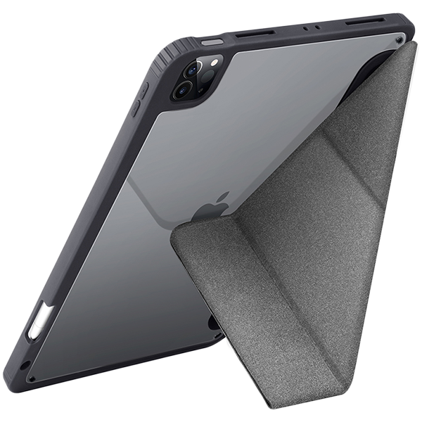Чехол Uniq для iPad Pro 12.9 (2021) Moven Anti-microbial Grey