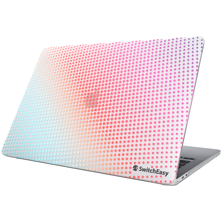 Защитная накладка SwitchEasy Case Dots for 2021 MacBook Pro 14''. Дизайн: Aurora.