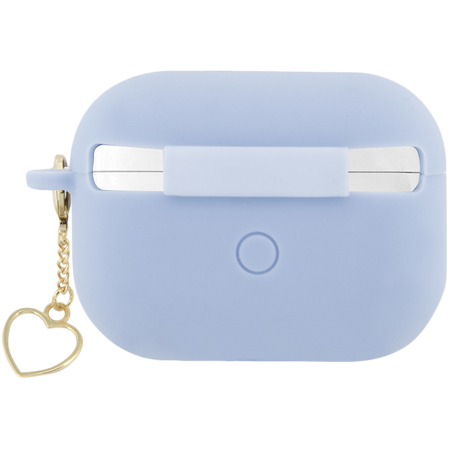 Чехол GUESS Silicone Script logo  Синий для AirPods Pro (Gen2)