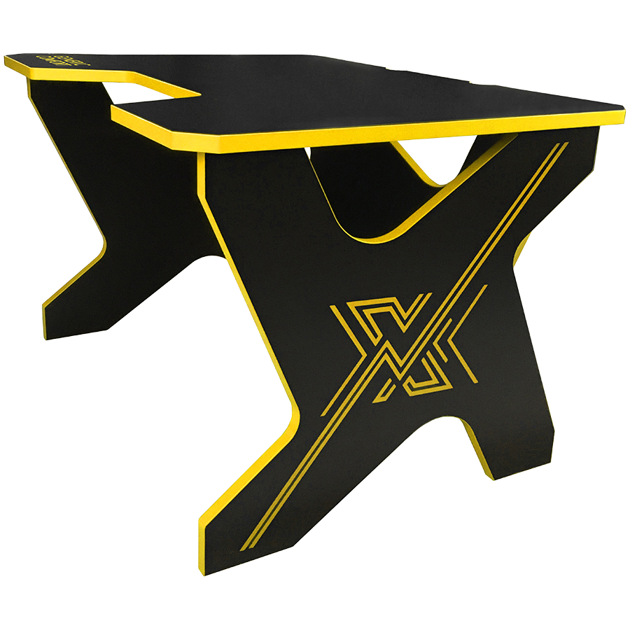 GENERIC COMFORT Gaming table Gamer Mini Seven/DS/NB, Чёрный/Желтый