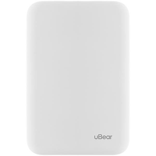 Внешний аккумулятор uBear Flow Magnetic Power bank 10000mAh, PD20W, белый