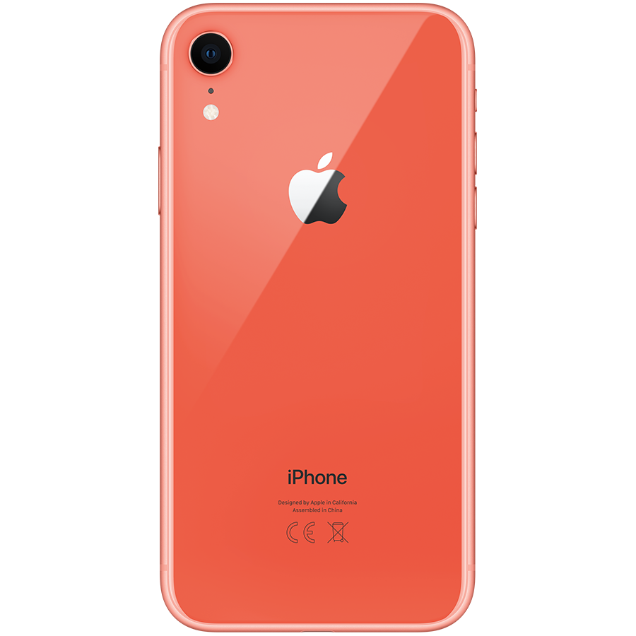 iPhone XR, 64 ГБ, бу, Коралловый