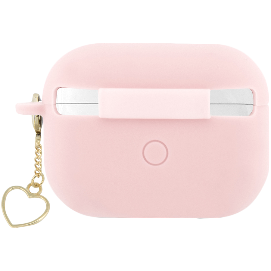 Чехол GUESS Silicone Script logo  Розовый для AirPods Pro (Gen2)