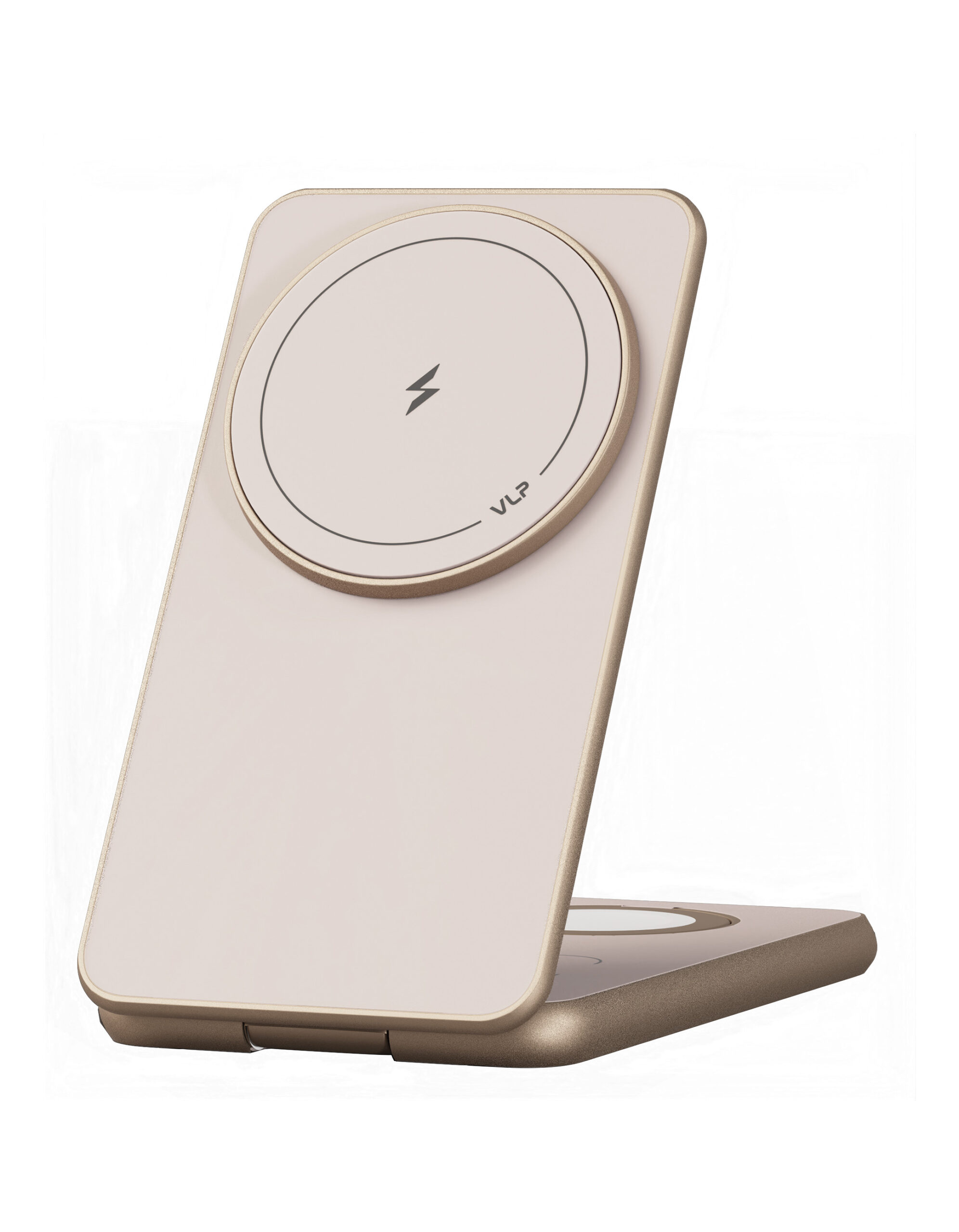 Беспроводное зарядное устройство VLP Alum Power Pro Qi2 для Apple, пустынный титан