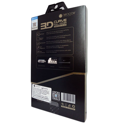 Защитное стекло MOCOLL Black Diamond 3D для iPhone SE (2-го поколения)/8/7