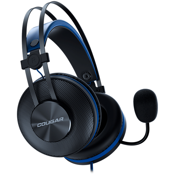 Игровая гарнитура COUGAR GAMING Immersa, Чёрный/Синий