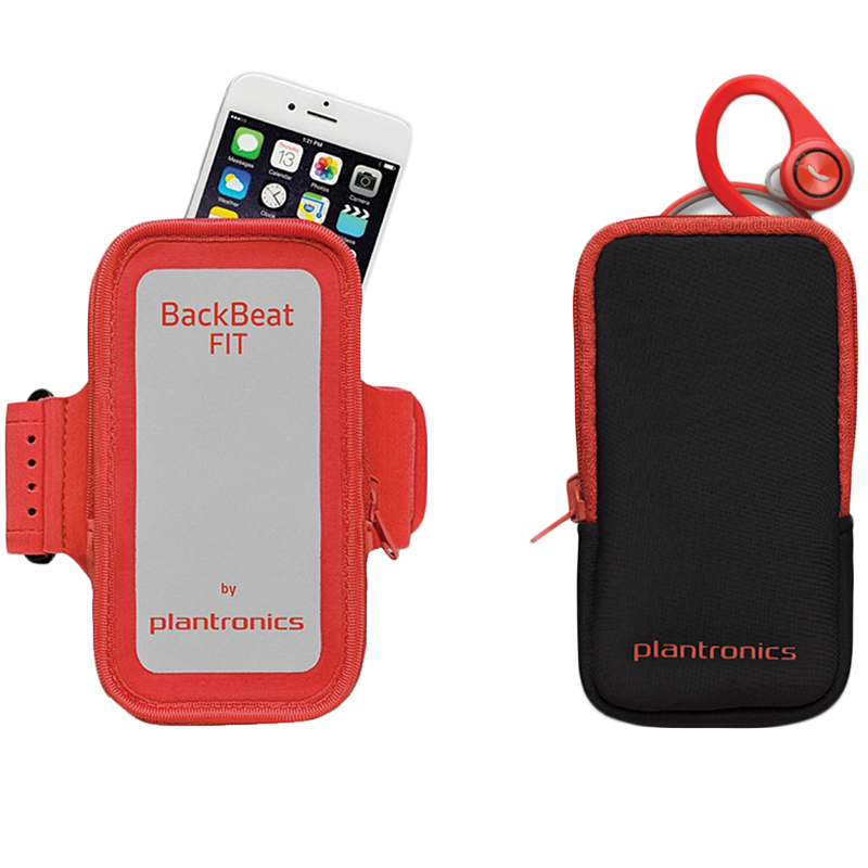 Беспроводные наушники PLANTRONICS BackBeat Fit, Красный