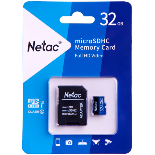 Карта памяти NETAC P500 Standard 32GB