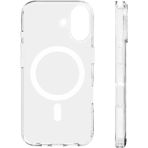 Чехол защитный VLP Diamond Case с MagSafe для iPhone 16 прозрачный