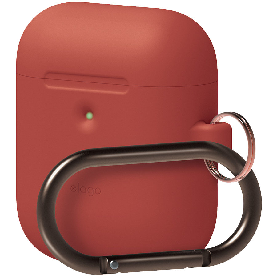 Чехол ELAGO A2 Hang Case  Красный для AirPods (Gen1/2)