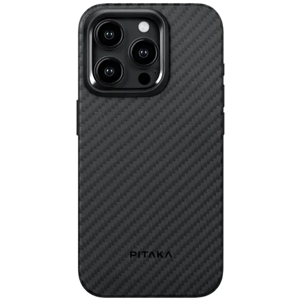 Чехол PITAKA MagEZ с MagSafe Black/Grey Twill для iPhone 15 Pro