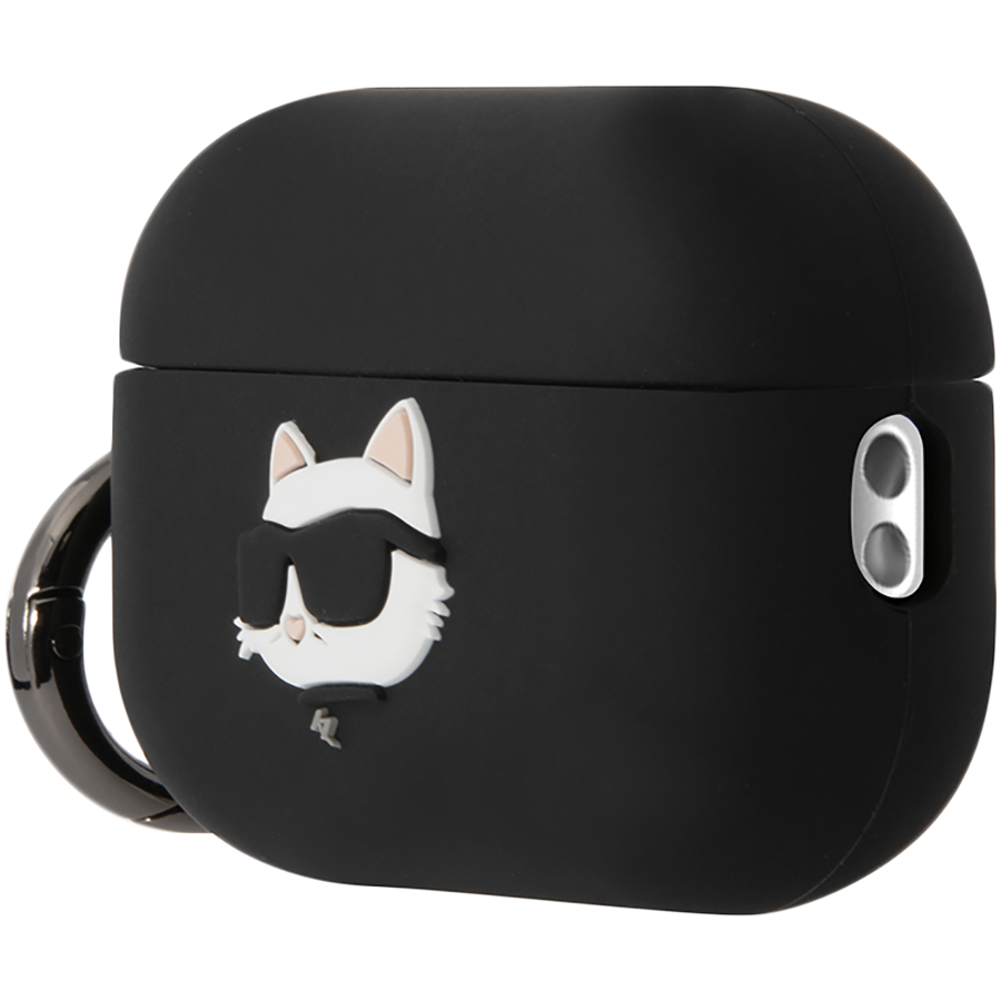 Чехол LAGERFELD NFT 3D  Чёрный для AirPods Pro (Gen2)