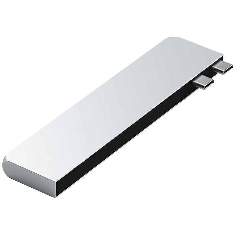 Адаптер Satechi USB-C Pro Hub Slim Adapter. Цвет: серебристый